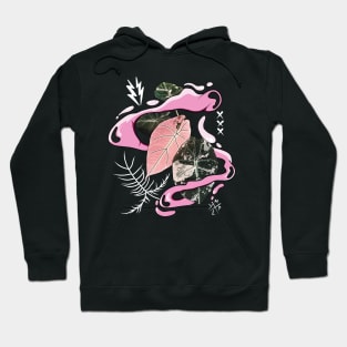 ALOCASIA PINK VARIEGATED Hoodie